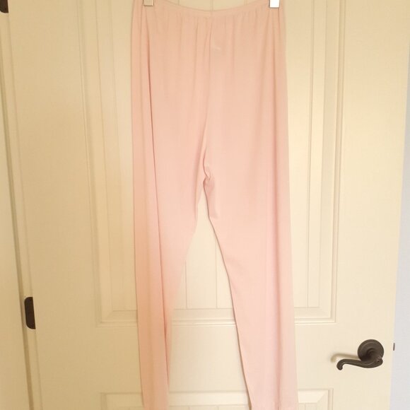 Vintage Vanity Fair Set of 2 Pairs Nylon Pajama Pants Pink Green Size M - Picture 3 of 13